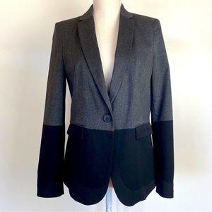 Zara basic blazer black and grey